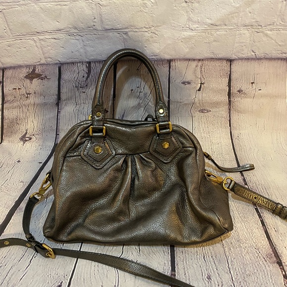 Marc by Marc Jacobs leather metallic handbag - Picture 4 of 8